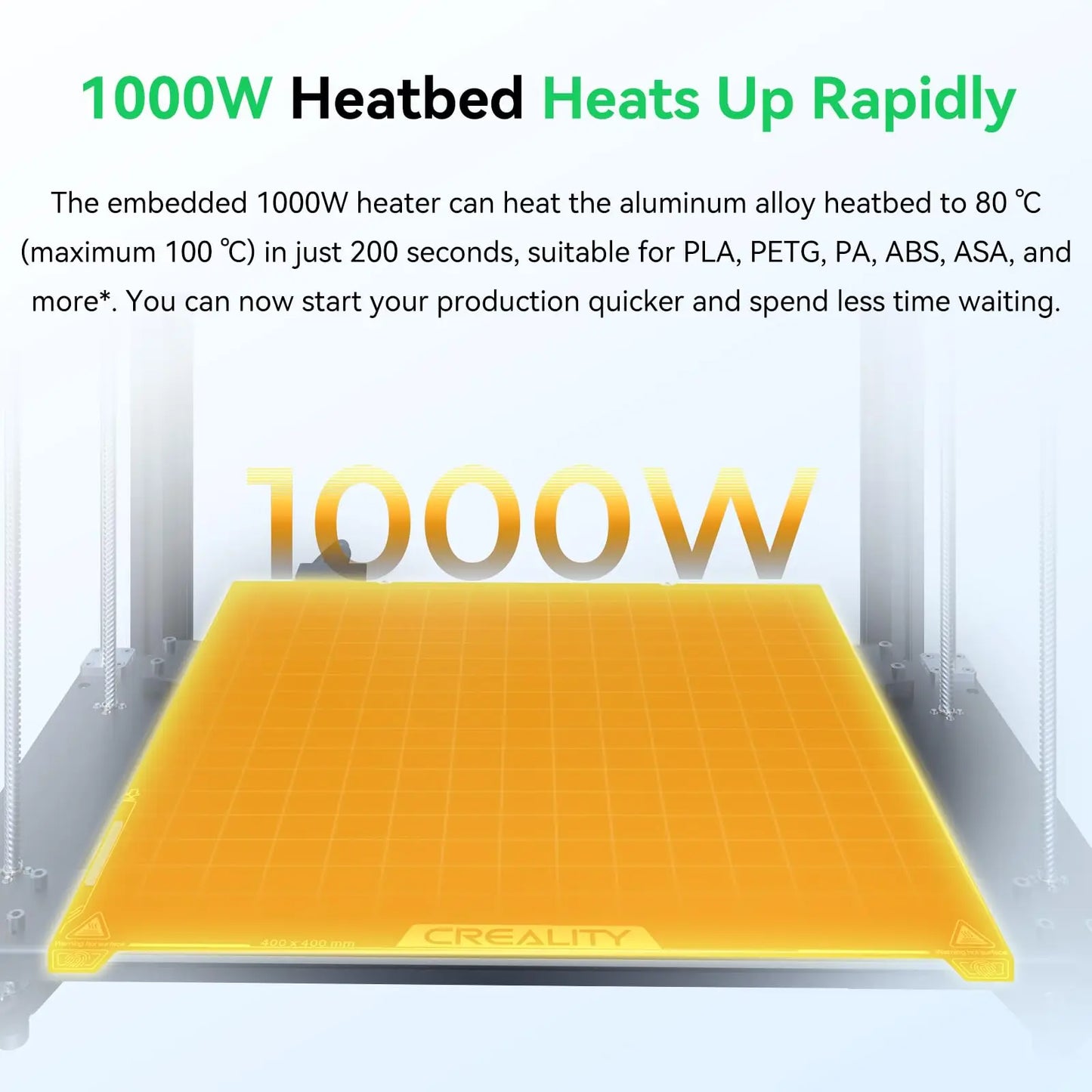 Creality Ender 5 Max 3D Printer 700mm/s Max Printing Speed Large Build Volume 40 *40 *40 Auto Leveling Linear Rail Dual Z Axis