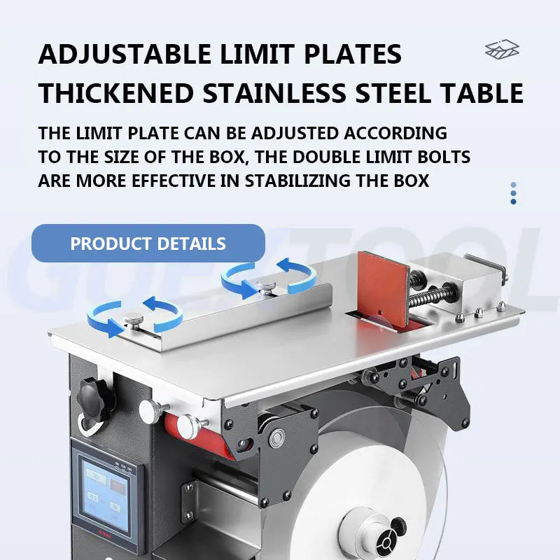 Rectangular Right Angle Carton Sealing Machine Box 90 Corner Packing Stick Sticker Labeling Machine 220V Sealing Machine