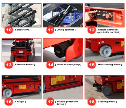 Scissor Lift Electric Pallet Jacks Efficient and Easy to Use for Material Handling