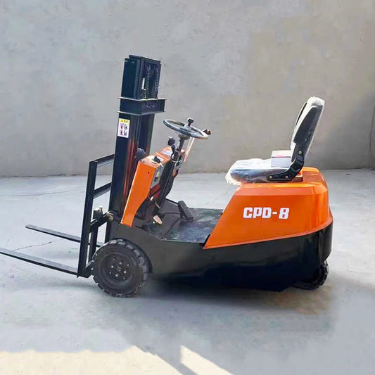 Cheap China narrow mini electric forklift 60V 0.5 ton 1 ton 1.5 ton 2 ton 5 ton pallet warehouse three wheel electric forklift p