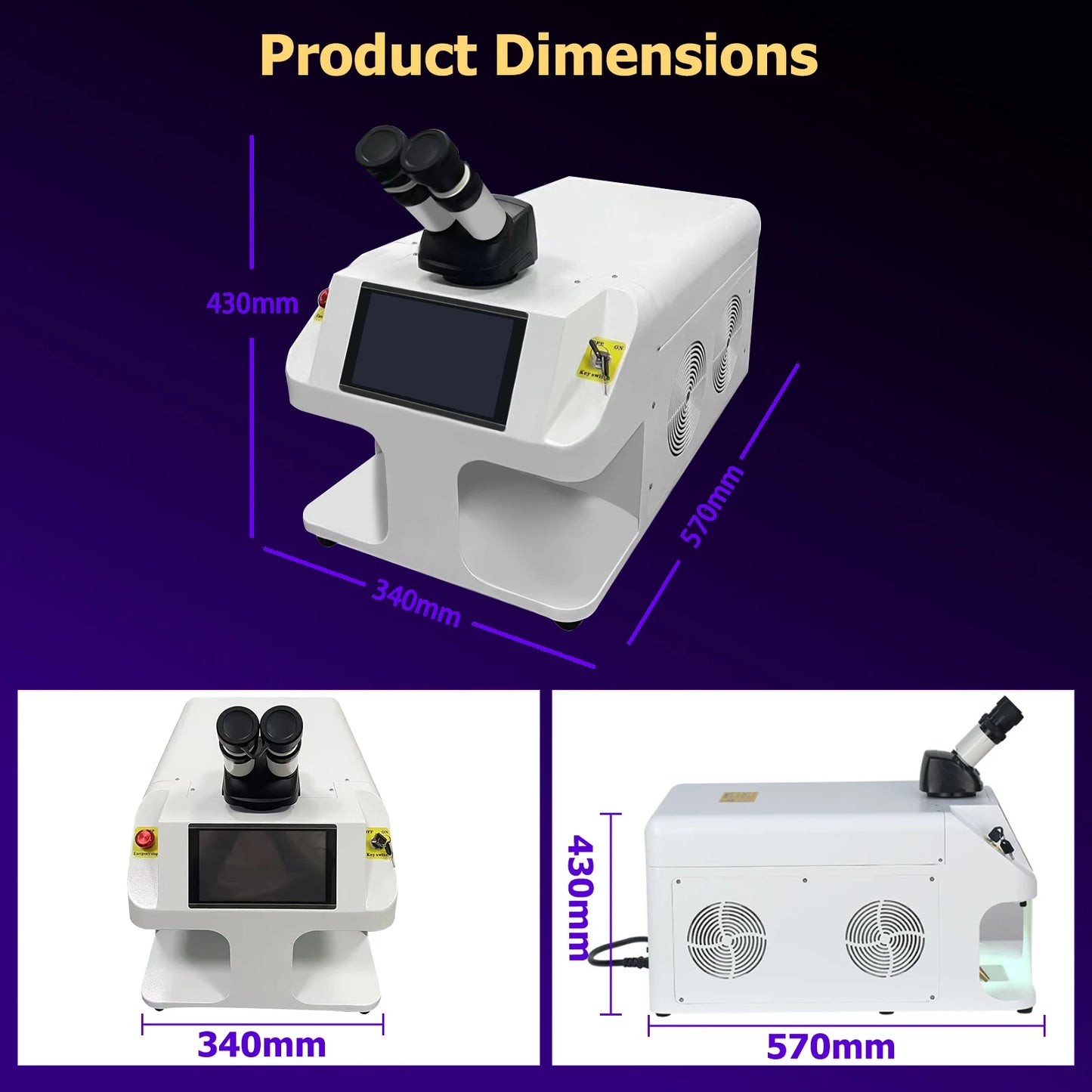 200W Jewelry Laser Spot Welder for Gold and Silver Metal Spot Soldering Machine CCD Laser Soot Welder Jewellry Laser Welding