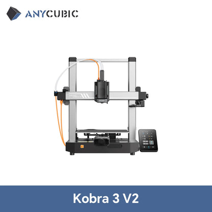 ANYCUBIC Kobra 3 V2 Combo AE Version 600mm/s Fast Printing 3D Printer Up to 8 Colors Filament Auto Drying APP Control 3D Printer