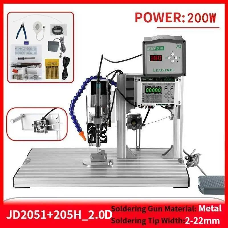 CE Semi-automatic Soldering Machine USB Connector Equipment Electrical Cables USB Wire Making Tin PCB/LED/Robot Welding Machine