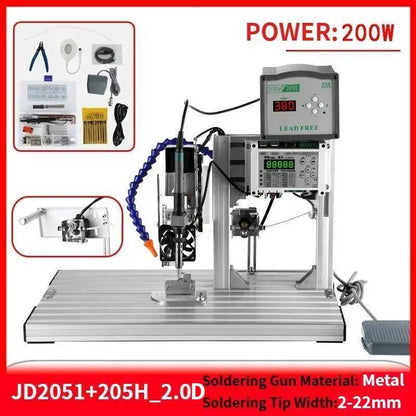 CE Semi-automatic Soldering Machine USB Connector Equipment Electrical Cables USB Wire Making Tin PCB/LED/Robot Welding Machine