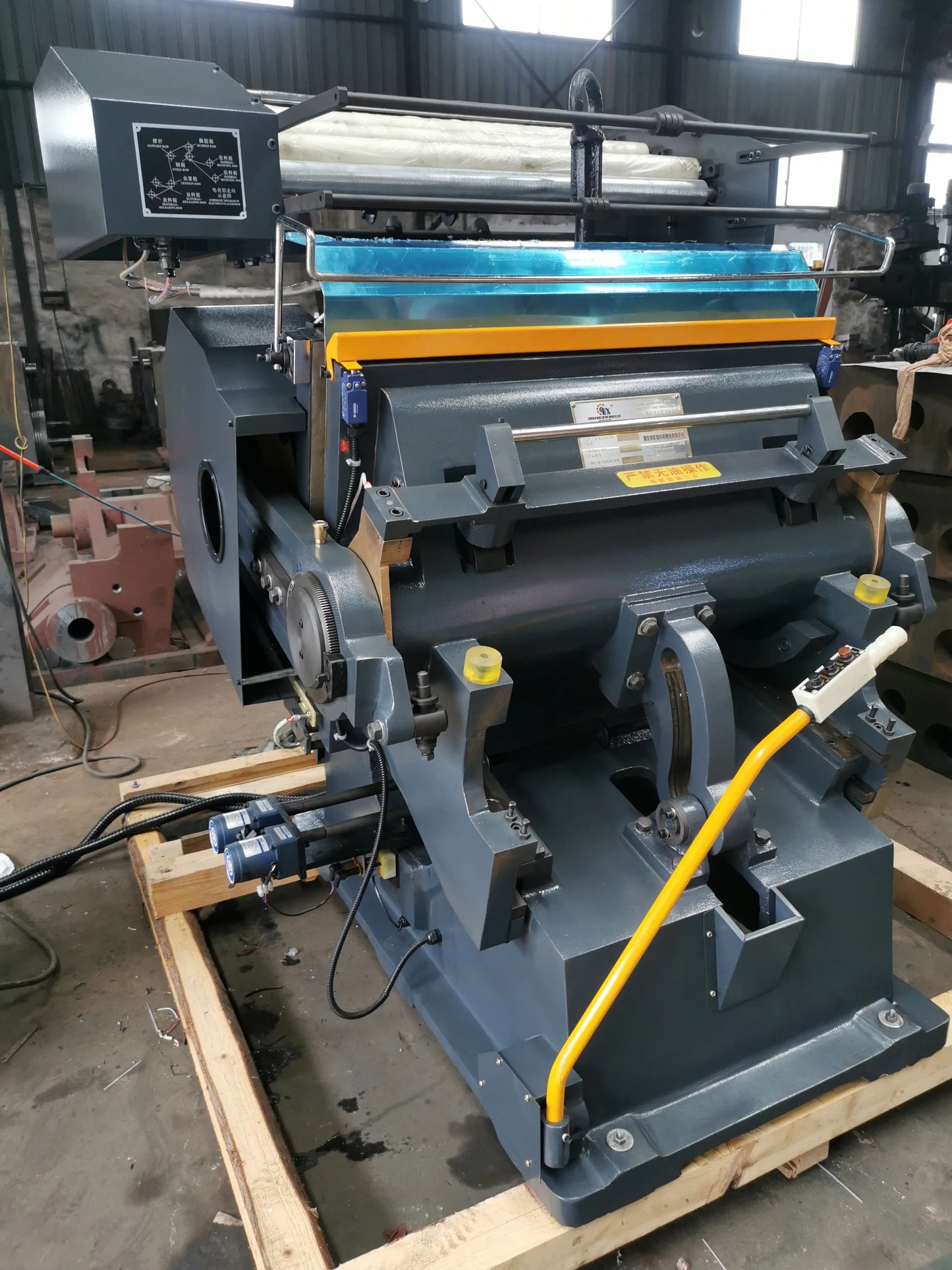 【Best-selling】750-1200 All Size Automatic Flat Bed Label Paper Box Die Cutting Machine Carton Printing Slotting Die-cutting Crea