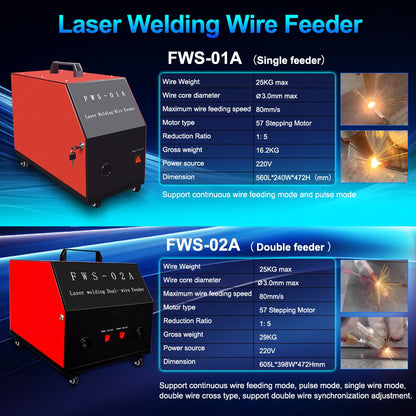 3000W Raycus 4 in 1 Laser Welding Cleaning Cutting Machine for all Metal with Dual Wire Feeder Machine Handheld Laser Welder