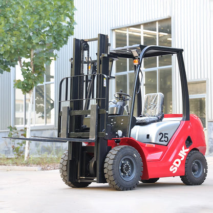3.5 ton small forklift diesel powered counterbalanced forklift warehouse transport 1-3 ton small forklift can be customized