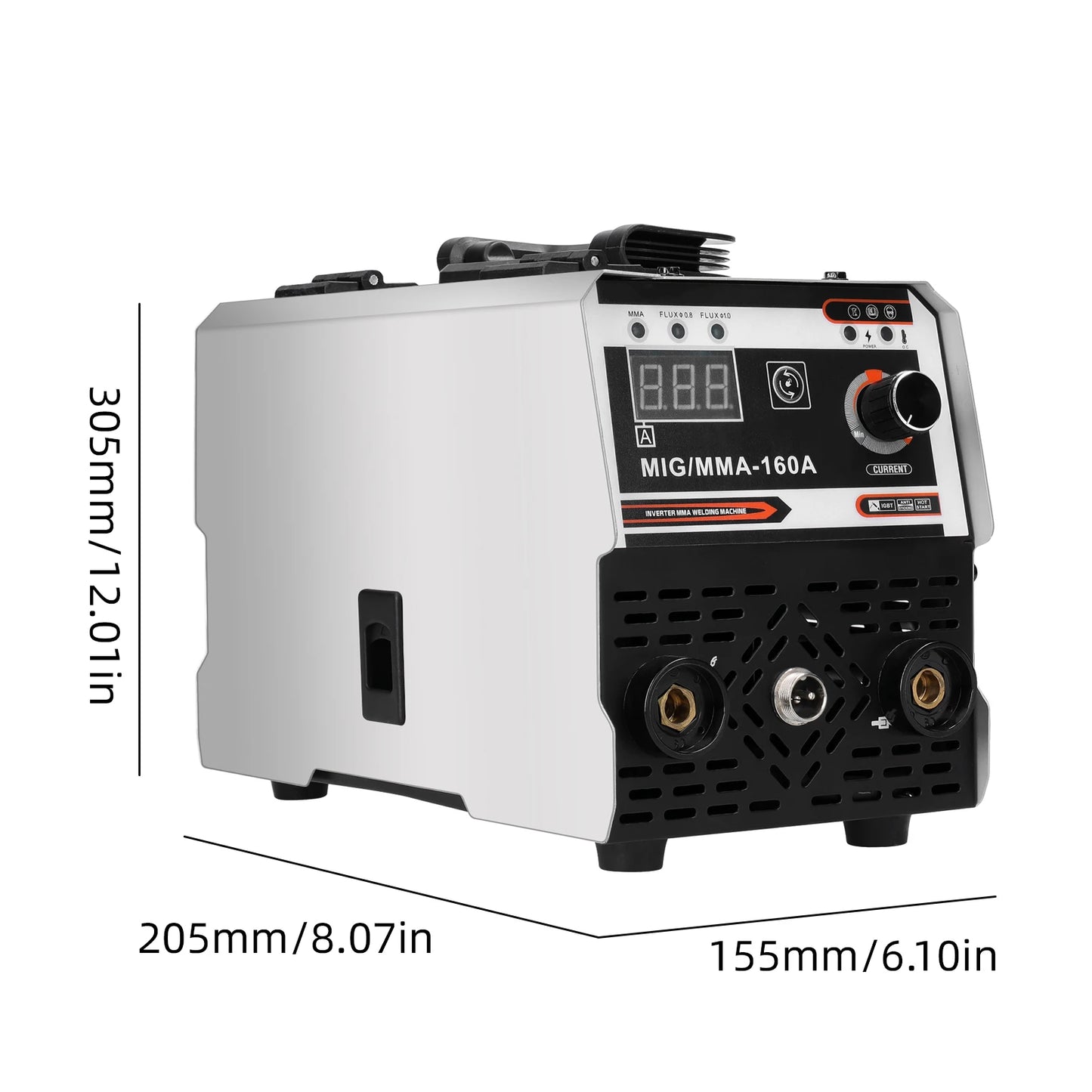 2in1 MIG MMA Welders Carbon Dioxide Gases-Shielded and Manual Welding Multipurpose IGBT Direct Current Inverter Welders