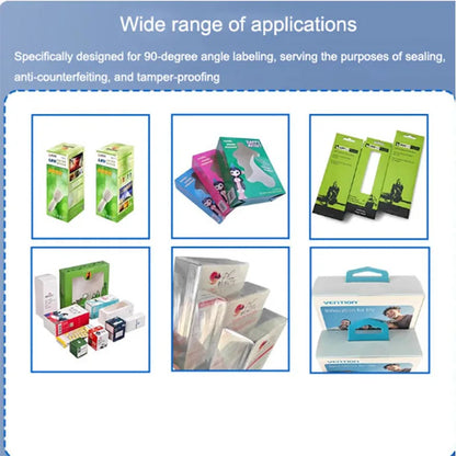 Right Angle Labeling Machine Packaging Box Small semi-Automatic Sealing Square Box 90 ° Angle Labeling Equipment, Right Angle Ci