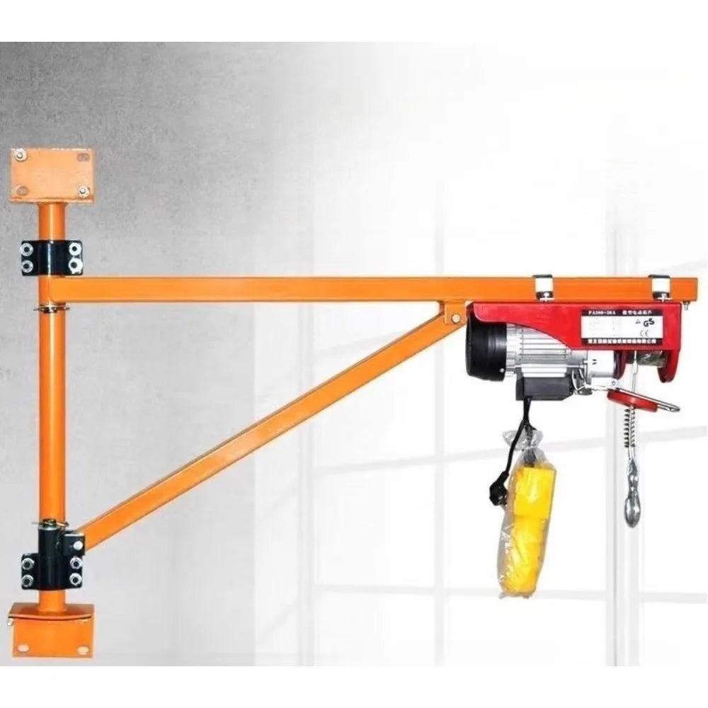Micro electric hoist 220V crane roof hoist home decoration vehicle-mounted lifting crane column bracket