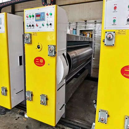 Corrugated Paper Carton Printing Slotting Die-cutting Machine Industry Boxes Making Flexo Printer Creasing Die Cutting Machine