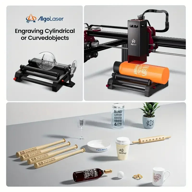 Algolaser 40*43cm CNC Router Laser Cutter Engraver 3.5” Touch Scree Table Lase Cut Engraving Machine DIY Tools For Metal Wood