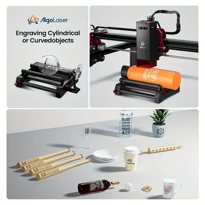 Algolaser 40*43cm CNC Router Laser Cutter Engraver 3.5” Touch Scree Table Lase Cut Engraving Machine DIY Tools For Metal Wood