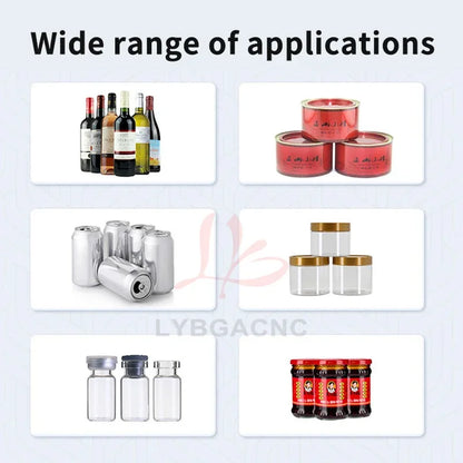 LY Semi-Automatic Round Bottle Labeling Machine Touch Screen Control Pneumatic Precision Labeler for Self-Adhesive High Quality