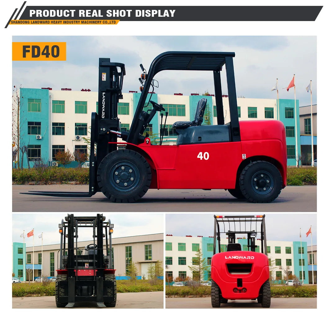 4WD High Load Forklift 3 Ton High Quality Euro 5 Diesel Forklift Home Use Small Transport Forklift EPA Engine Customized Sale