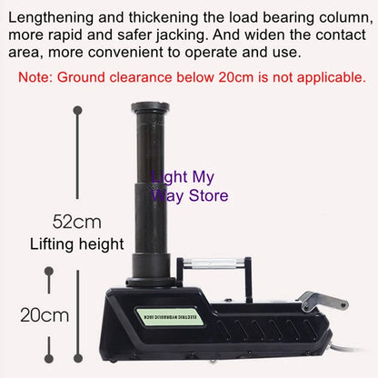 RV electric hydraulic jack van self-provided labor-saving tire-changing rescue tool 15 tons of car jacks