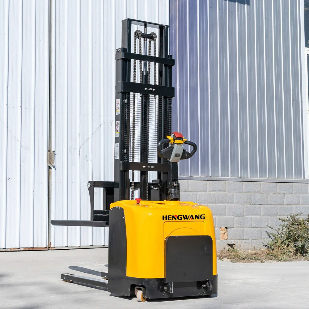 Fully Electric Stacker 2 ton 1 ton 1.5 ton Electric Stacker 1.6M-3.5M Lifting All Electric Forklift Easy Climbing Support Custom