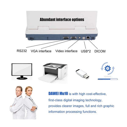 Veterinary Ultrasound Machine Portable Laptop Pregnancy Scanner Probes (B, BB, 4B, B+M, M) for Animal Hospital Home Farm