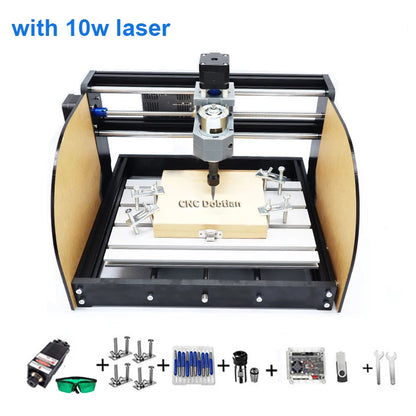 CNC 3018 Pro Max Laser Engraver DIY Engraving Machine GRBL 3-Axis PCB Milling Laser Wood Router Upgraded 3018Pro Mini Engraver