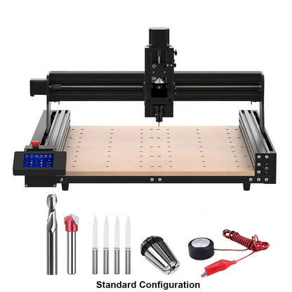 Twotrees TTC450 CNC Router Milling Cutting Machine GRBLLaser Engraver For Acrylic PCB PVC Metal Aluminum 500W Spindle Motor