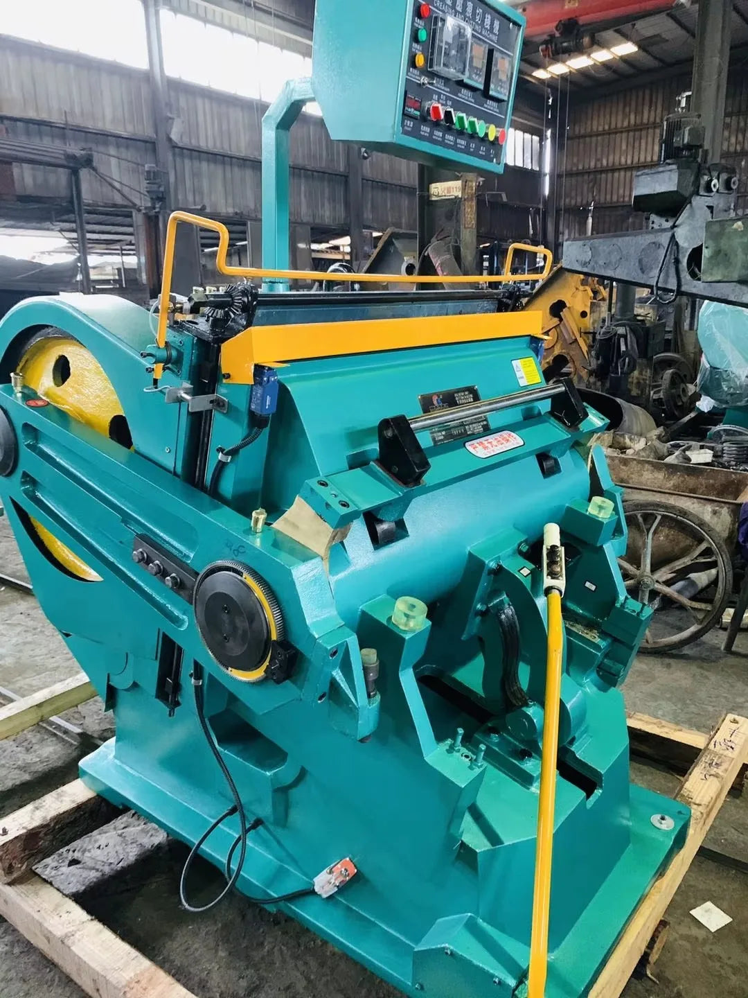 【Best-selling】750-1200 All Size Automatic Flat Bed Label Paper Box Die Cutting Machine Carton Printing Slotting Die-cutting Crea