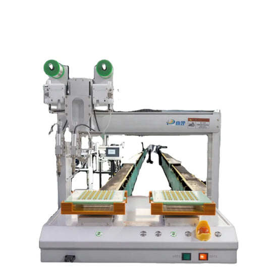 Custom Configuration PCB Board Solder Robot Dip Strips Spot Welding Four Axis Automatic Soldering Machine