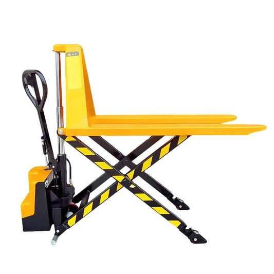 【Best-selling】HUGO Hand Hydraulic Platform High Lift Pallet Truck Scissor Lift Electric Pallet Jacks