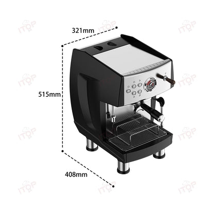 ITOP CM-808 9Bar Commercial Espresso Coffee Maker 2 ULKA Pump 3 Boilers PID Temperature Control Semi-automatic Coffee Machine