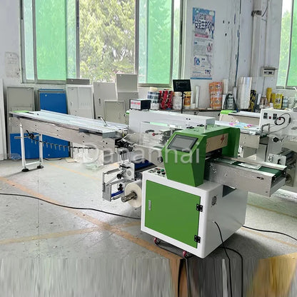 High Speed Pillow Packaging Machine, Fruit Mooncake Tableware Packaging Machine, Bread Hardware Bagging Sealing Machine