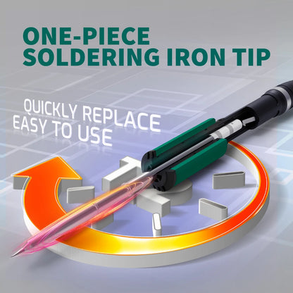 WEP T12 Soldering Station With Hot Air Gun Air Pump 2-in-1 Desoldering Reowrk Welding Iron Station For SMD PCB Repair Tool