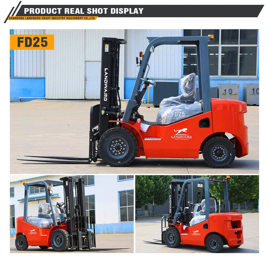 4WD High Load Forklift 3 Ton High Quality Euro 5 Diesel Forklift Home Use Small Transport Forklift EPA Engine Customized Sale