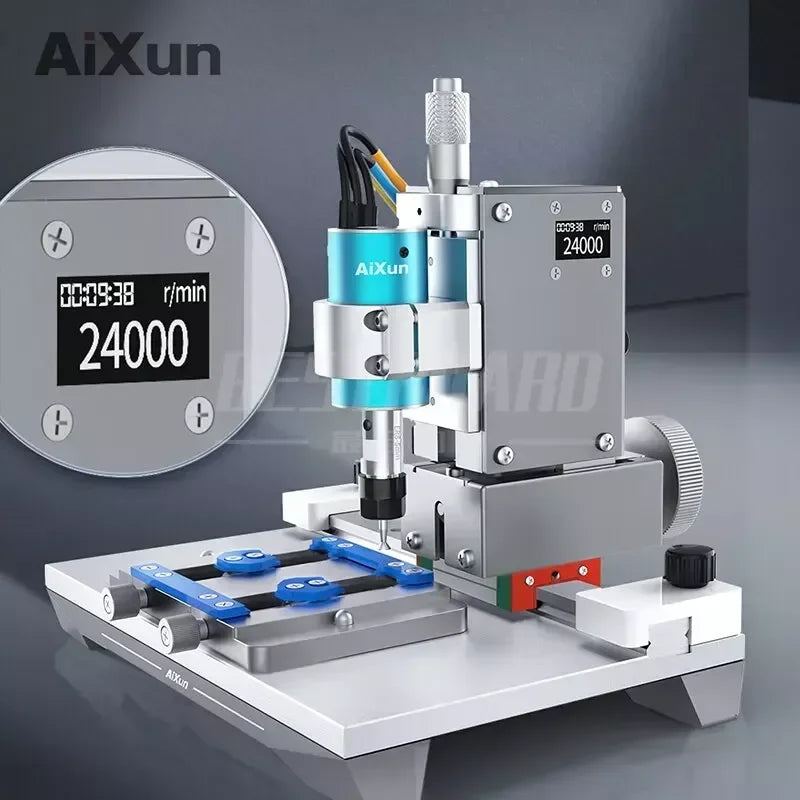 AIXUN Grinder Machine 2nd Gen for Mobile Phone Motherboard CNC and Cpu Chips Grinding Polishing Tools