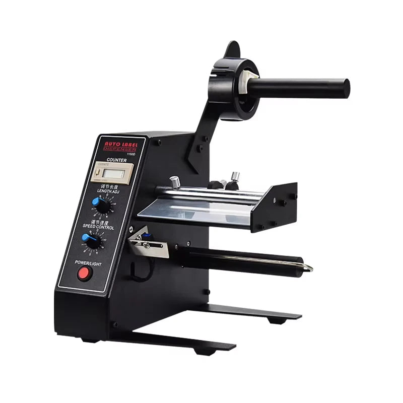 Industrial Automatic Label Dispenser 220V/110V Sticker Separating Machine Auto Label Stripping Device for Label Removal