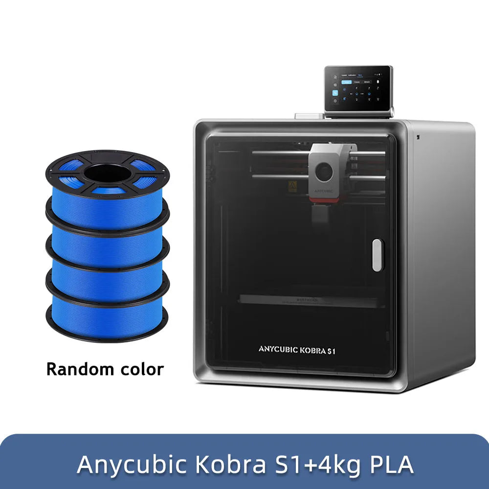 Anycubic Kobra S1 Speedy 3D Printer Up to 600mm/s High Speed Printing Auto Leveling CoreXY Structure Direct Extruder
